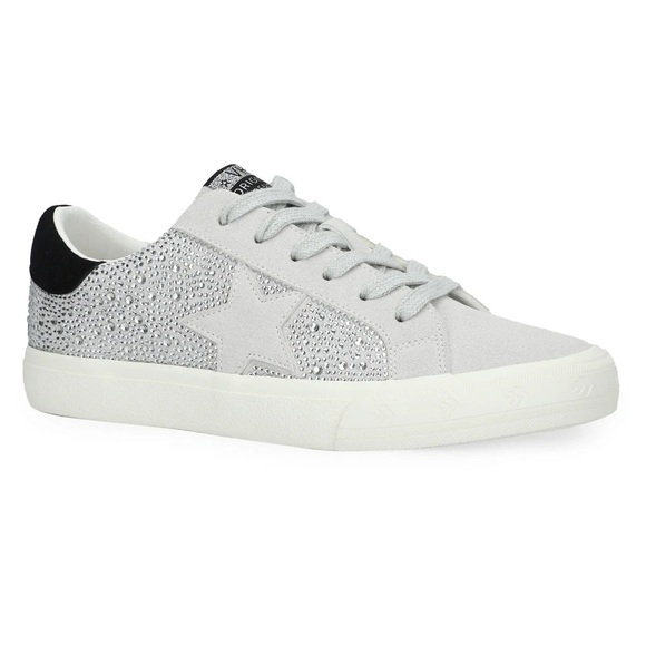 Vintage Havana Women’s rhinestone sneaker-size 7.5-grey/silver-brand new - Picture 15 of 15